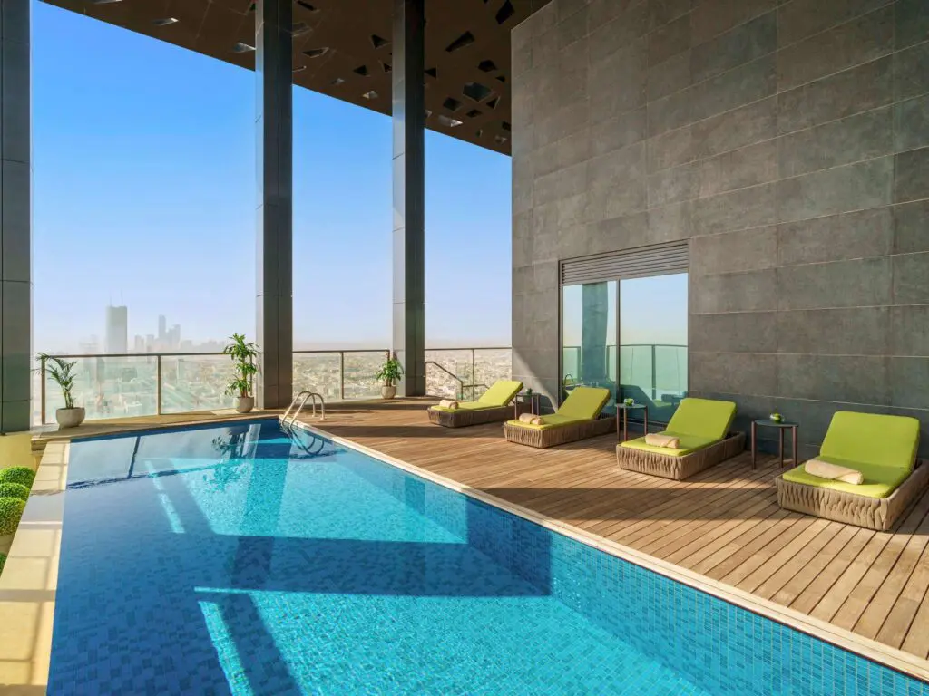 Bueno Analytics Hotel Building Optimisation Case Study | Fairmont Ramla Riyadh Hotel Building Optimisation Case Study Bueno Case Study Fairmont Ramla Riyadh Roof pool