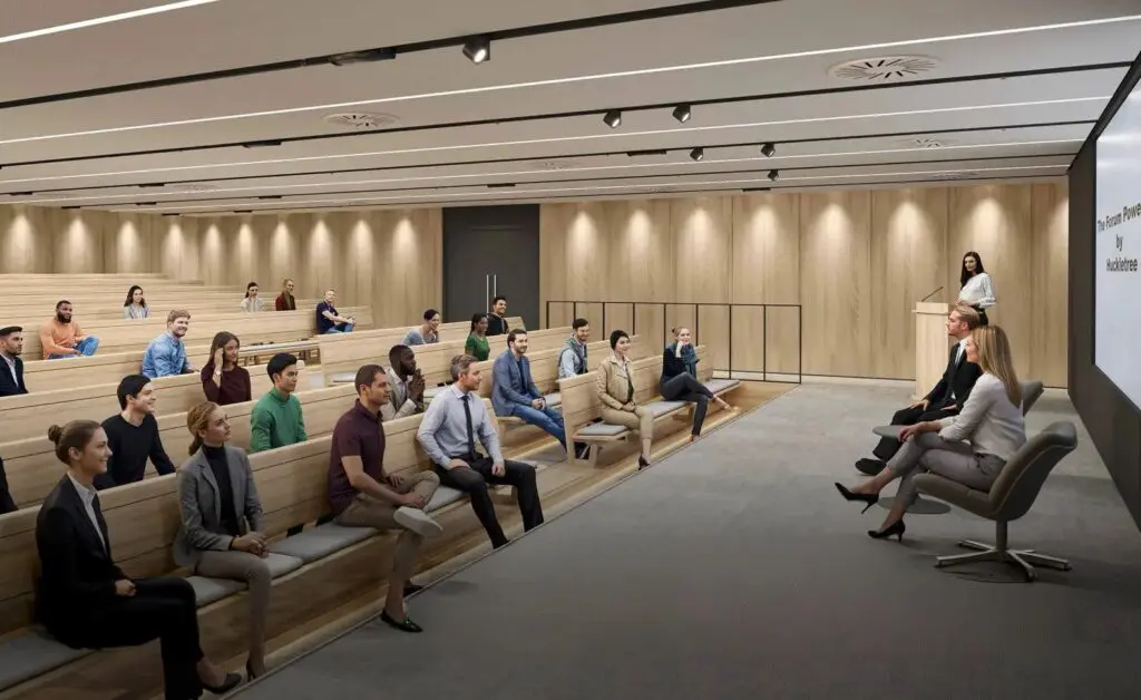 AI building analytics London 40 Leadenhall Theatre