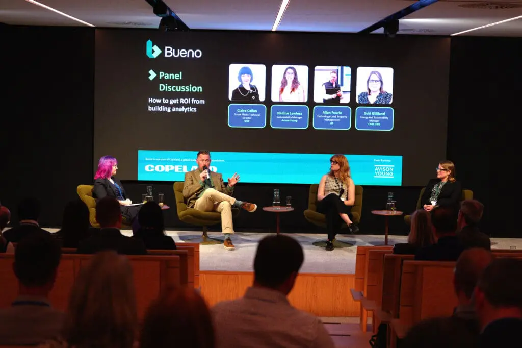 Data-Driven Maintenance UK panel discussion at Bueno Analytics London event