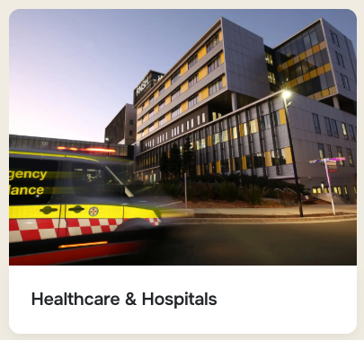 Bueno hospital and healthcare analytics page
