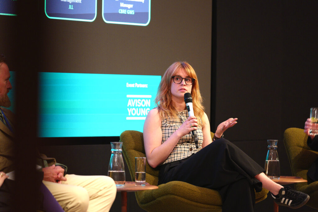 Data-Driven Maintenance UK panel discussion at Bueno Analytics London event Nadine Lawless