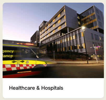 Bueno hospital and healthcare analytics page