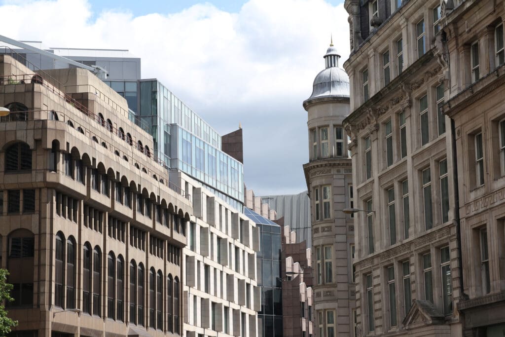 Uk commercial office building representing non-domestic mees regulations and minimum epc requirements